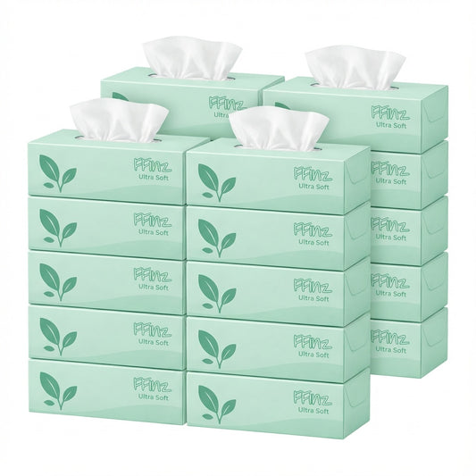 FFinz Ultra Soft Facial Tissues – Premium Soft Touch. 15 box , 3000 Sheets