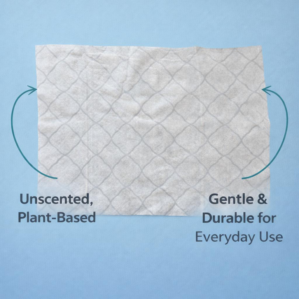 FFinz Flushable Wipes for Adults – Unscented with Aloe & Vitamin E – Septic Safe, Thick & Gentle Bathroom Wipes. 24 Pack, 1152 Wipes.
