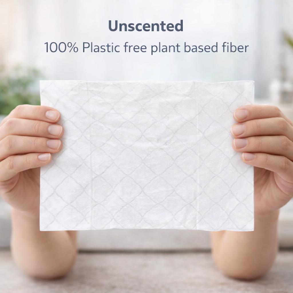 FFinz Flushable Wipes for Adults – Unscented with Aloe & Vitamin E – Septic Safe, Thick & Gentle Bathroom Wipes. 24 Pack, 1152 Wipes.