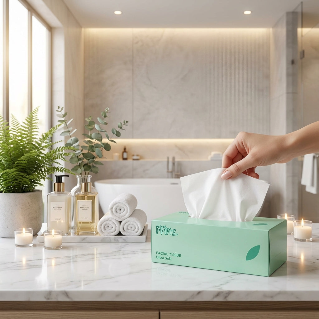 FFinz Ultra Soft Facial Tissues – Premium Soft Touch. 15 box , 3000 Sheets