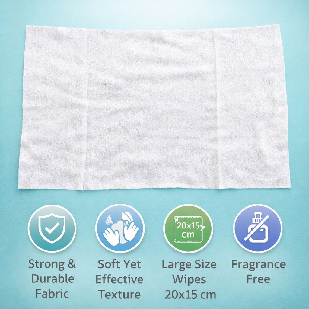 FFinz Baby Wet Wipes – 99% Pure Water, Fragrance Free, Gentle & Soft for Sensitive Skin. 12 Pack, 864 Wipes