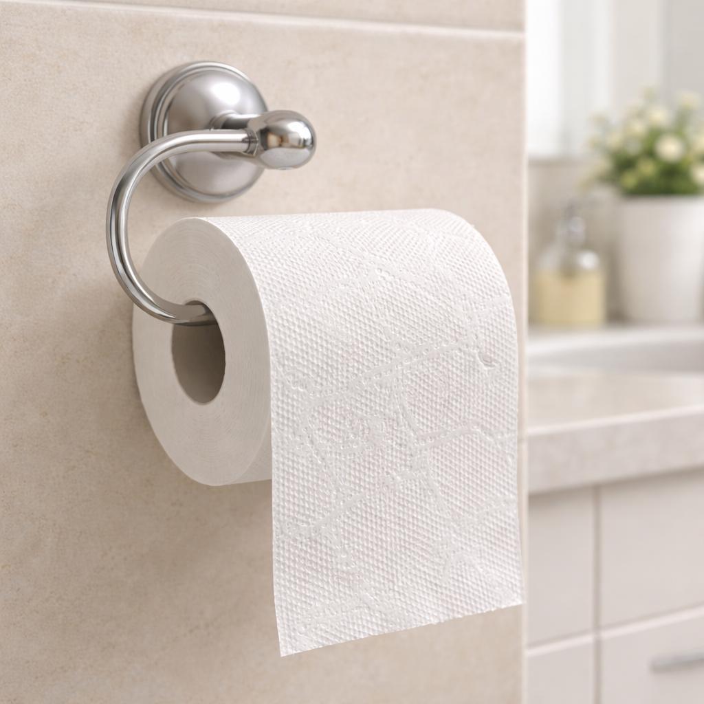 FFinz Extra Soft Toilet Tissue Roll-2 Ply 100% Virgin Wood Pulp(48 Roll) 12000 Sheets
